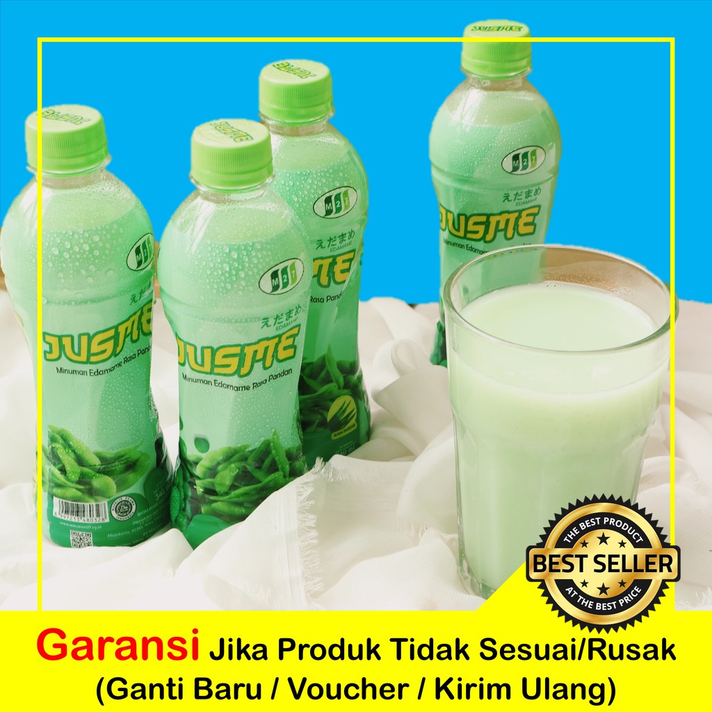 

JUS EDAMAME PANDAN | JUS SUSU PANDAN 340ml