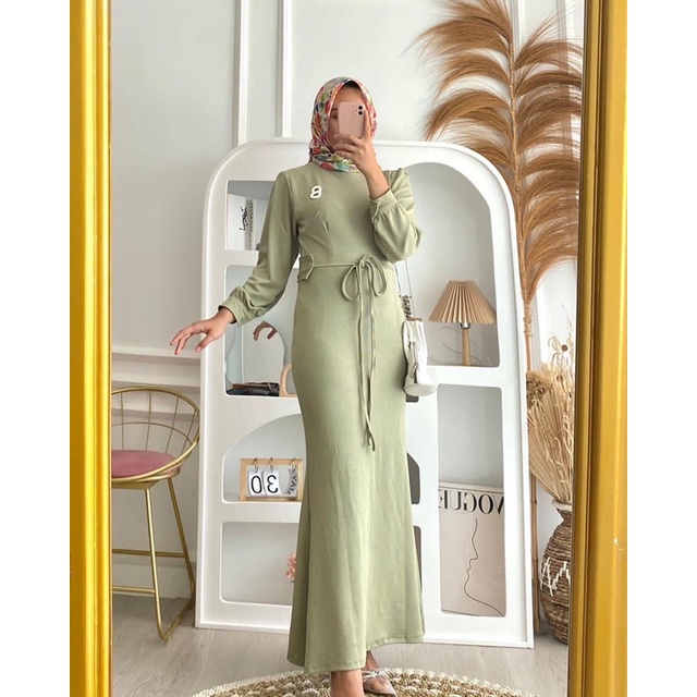 Longdress Knit mango