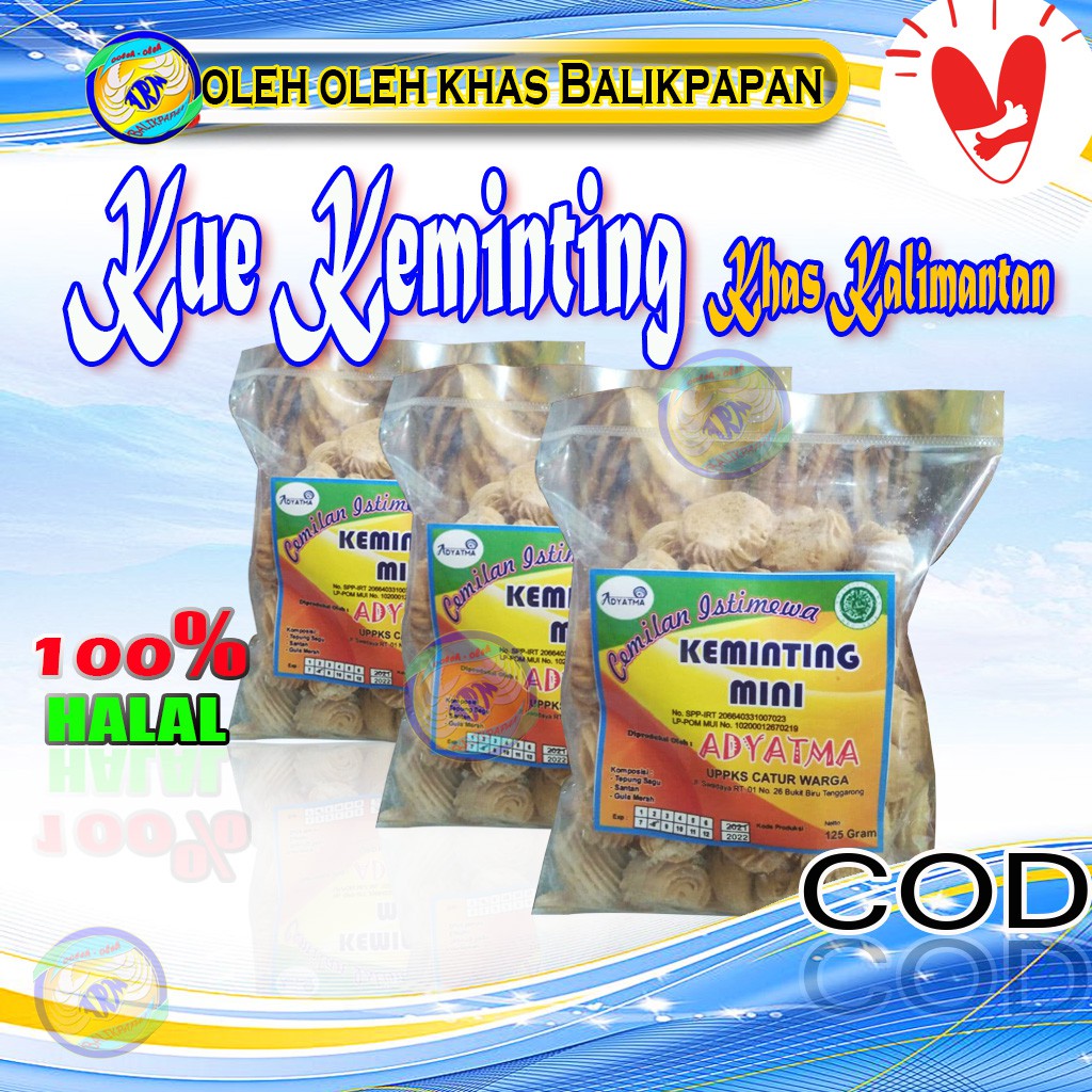

kue tradisional keminting khas kalimantan