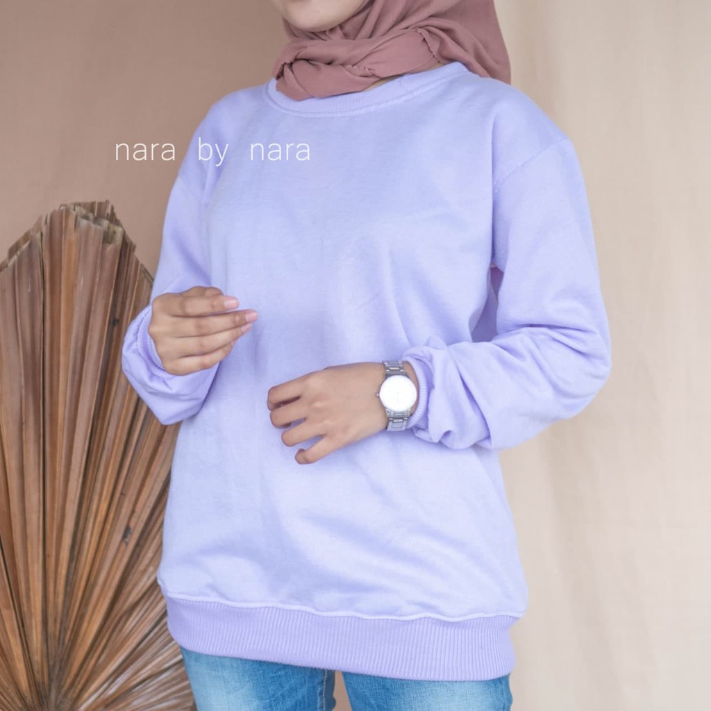 Nara Grosir - Basic Sweater l Sweater Polos l Sweater Pria dan Wanita