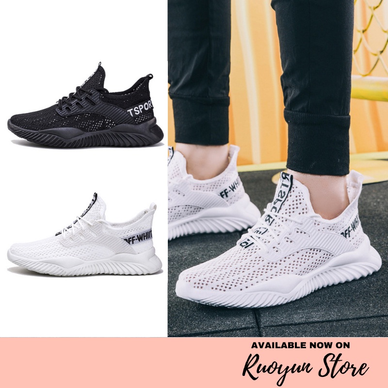 RYX - Sporty Mesh Sepatu Sneakers Fashion Pria Casual / Olahraga - Ori Import