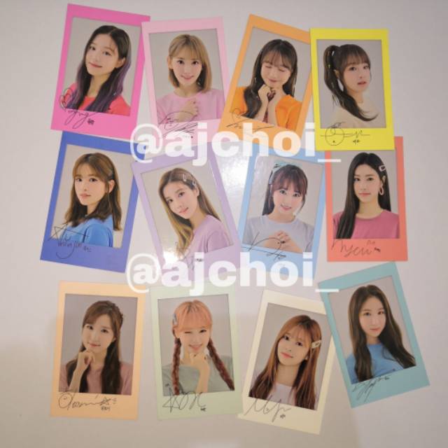 IZONE POLAROID EYES ON ME SET B