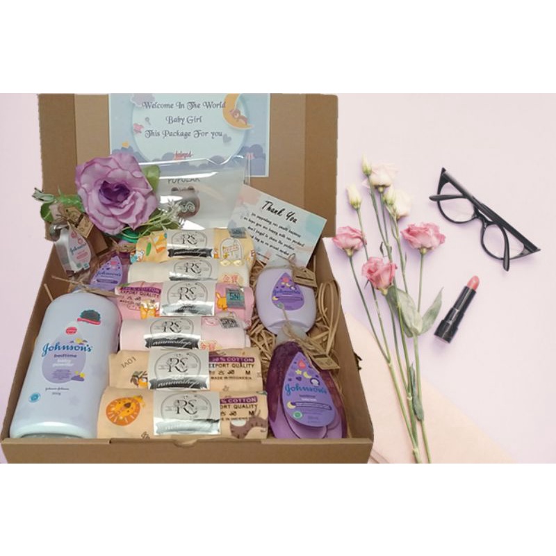 Hampers Bayi / Baby / Kado Lahiran / Kado Bayi / Paket Newborn happiness babyshop(0-6 bulan) kado na