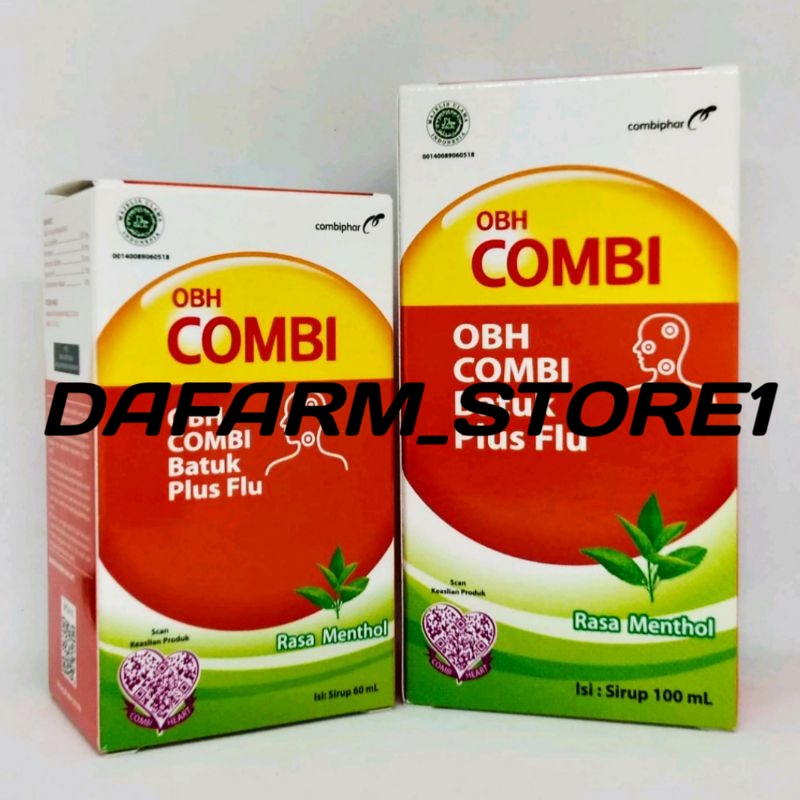 OBH Combi Batuk Plus Flu / OBH 60 ml / OBH 100 ml / OBH / Batuk Flu / Demam / Sakit Kepala