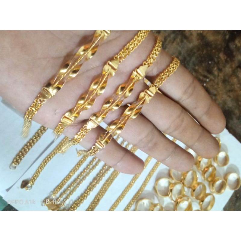 gelang koin manuak 916