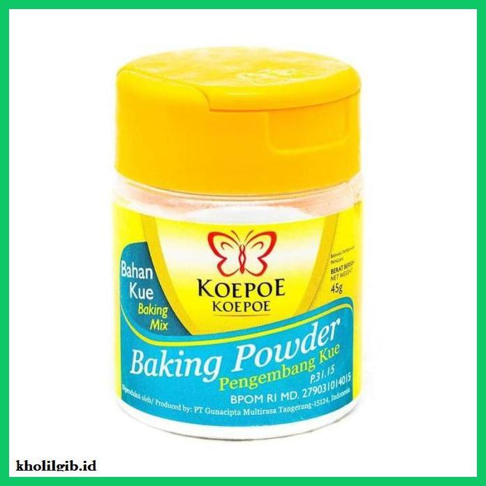 

Redwop-Gnikab- Baking Powder Koepoe Koepoe 45Gr -Hallall.
