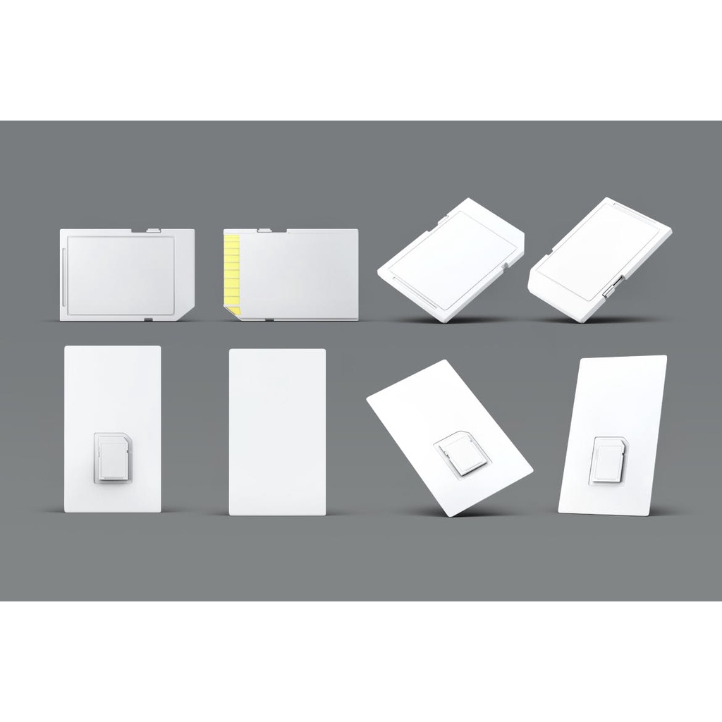 Memory Card Mock Up - Photoshop