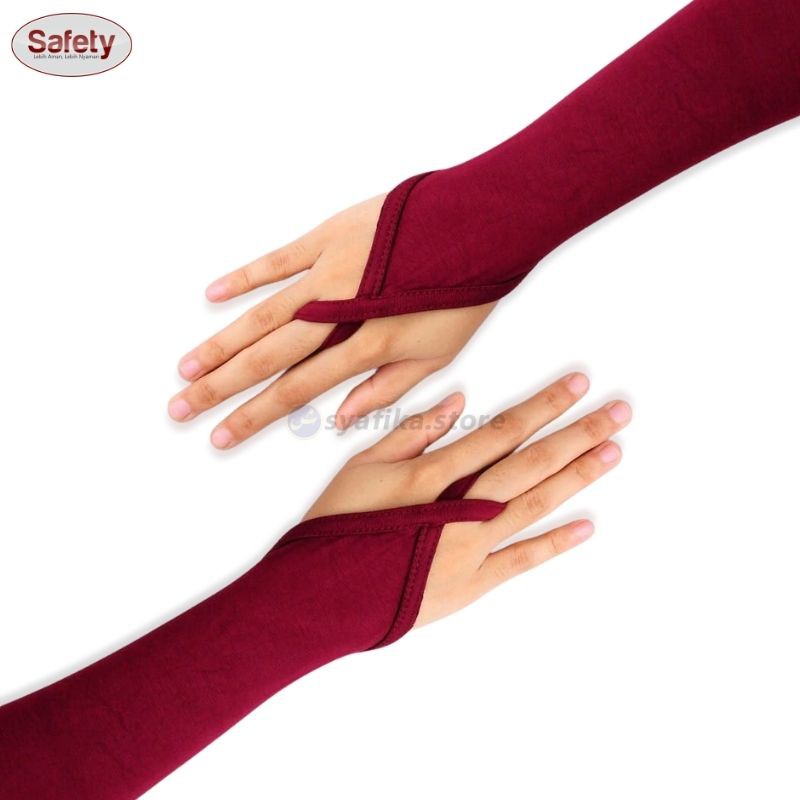 Handsock Ring Polos - Manset Cincin Safety Panjang ± 35 cm