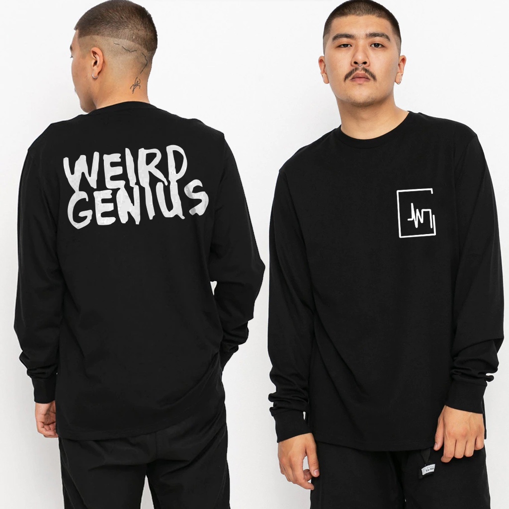KAOS EDM MUSIK WEIRD GENIUS REZA ARAB LONG SLEEVE LENGAN PAJANG READY JUMBO BIG SIZE 2XL 3XL 4XL