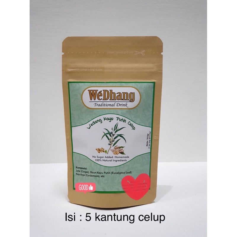 

Wedang Kayu Putih Celup ( Isi : 5 pcs )