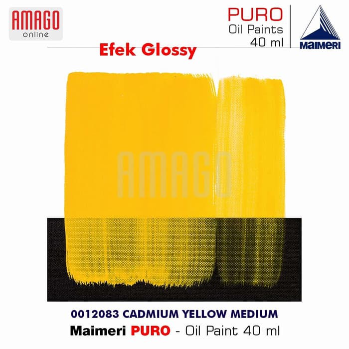 MAIMERI PURO - OIL PAINT - CADMIUM YELLOW MEDIUM - 40ML - M0012083