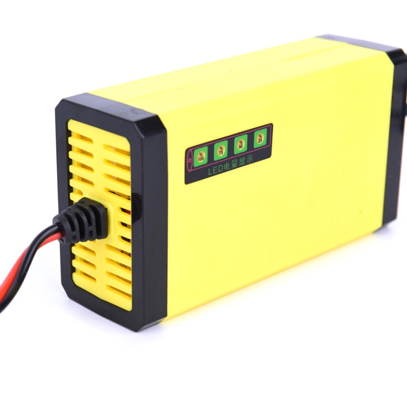 {LUCKID}12V 2AH-20AH Smart Car Battery Charger Motorcycle Automatic LED Display Portable