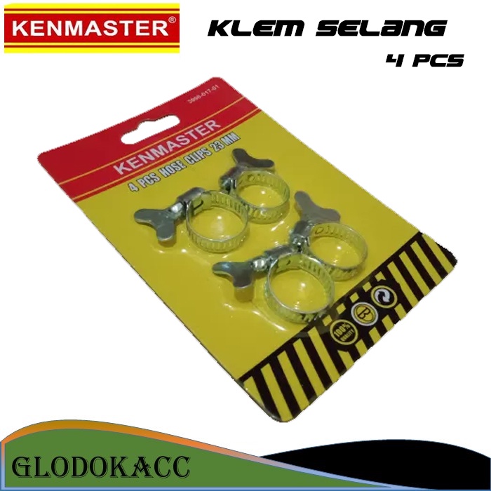 Klem Selang Gas 4 pcs / Kenmaster Hose Clamp Set