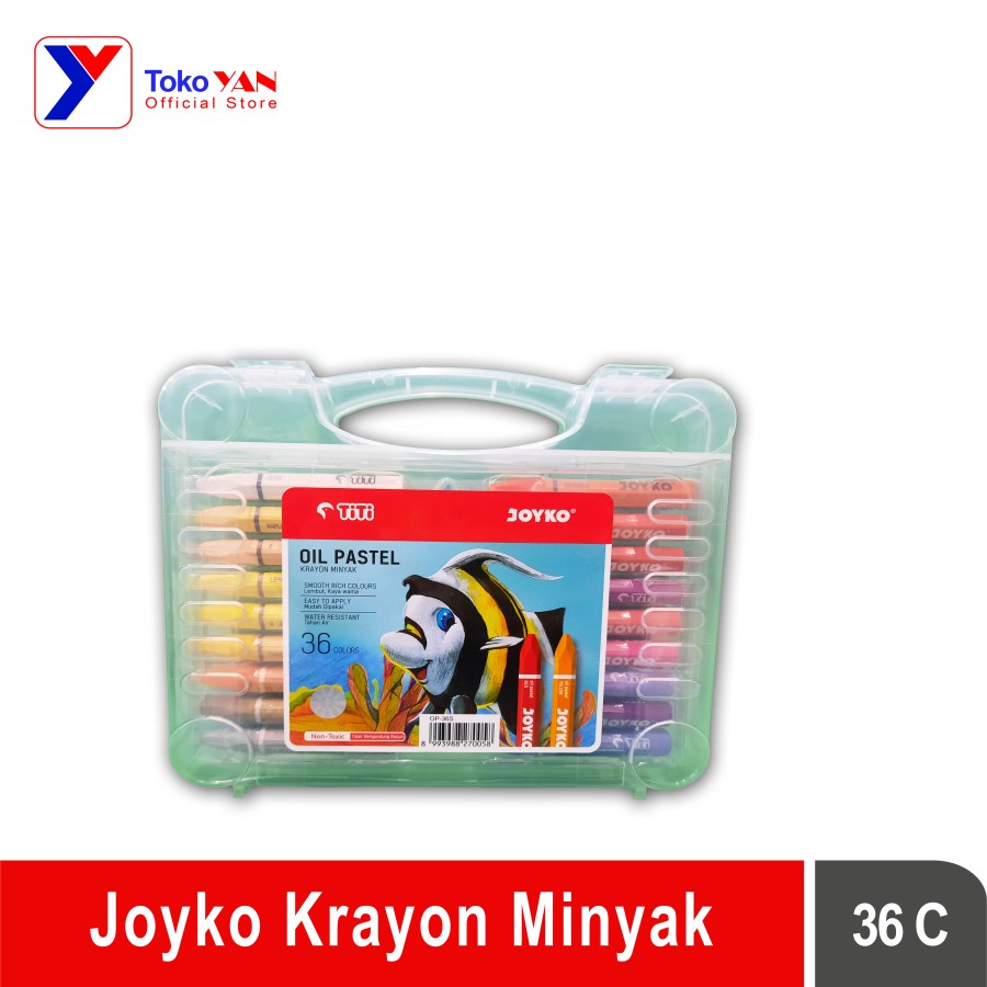 

Oil Pastel Krayon Minyak Joyko TiTi OP-36S 36 Warna Colors
