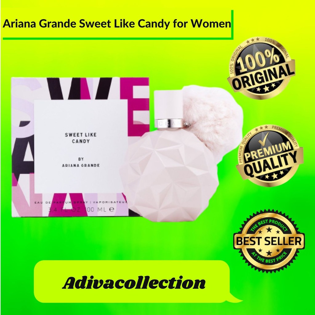 Parfum Perawatan Original Branded Import Wanita Perempuan Ariana Grande Sweet Like Candy Women Shopee Indonesia