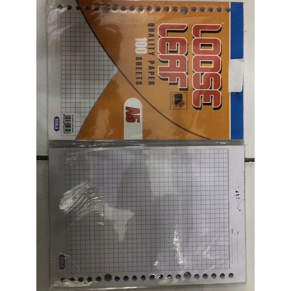 

refill binder loose leaf kotak a5 isi 100