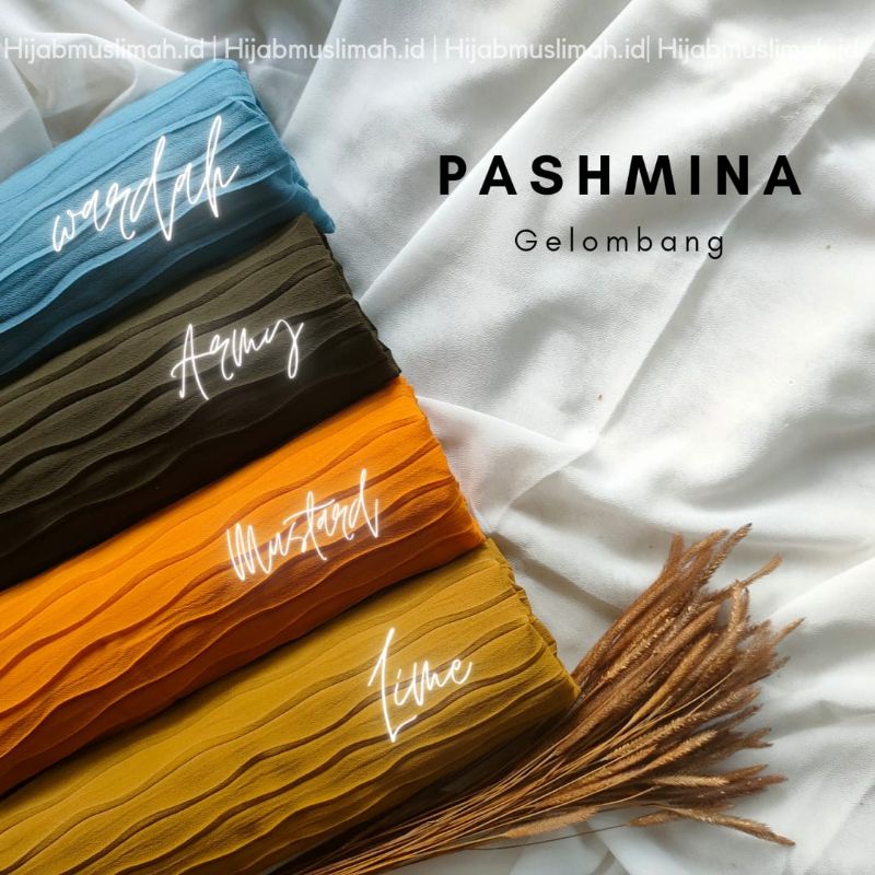 PASHMINA GELOMBANG / PASHMINA PLISKET GELOMBANG