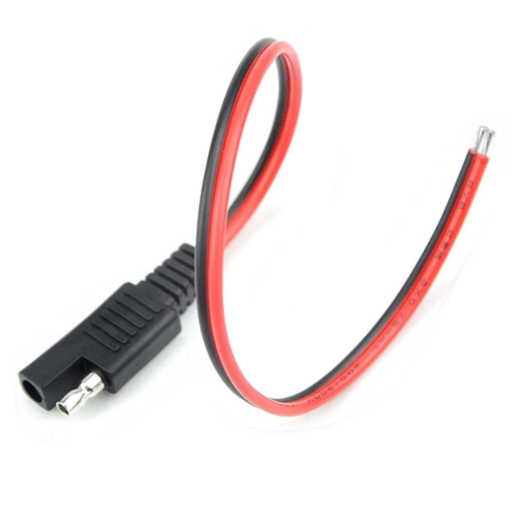 ELEGANT 2/4 PCS SAE Connector Cable 18AWG Battery Plug Wire Power Automotive Cable 30CM Solar Panel Solar Plug 2 Pin Quick Disconnect Car Jump Starter Extension Cable