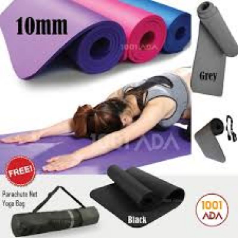 (bayar ditempat) matras yoga dan fitness 10 MM Matras yoga Matras fitnes matras 10 MM Matras senam