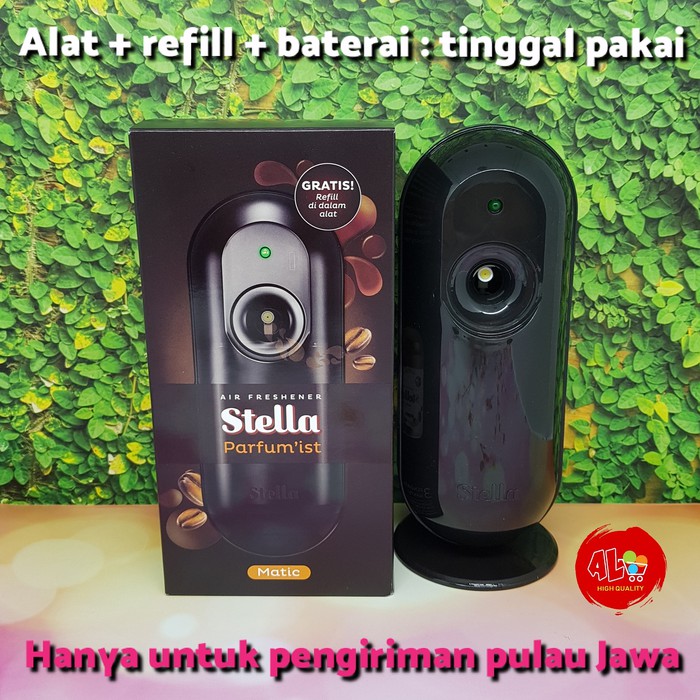 Dispenser Pengharum Ruangan Stella Matic Parfum 'ist Caffe Latte kopi