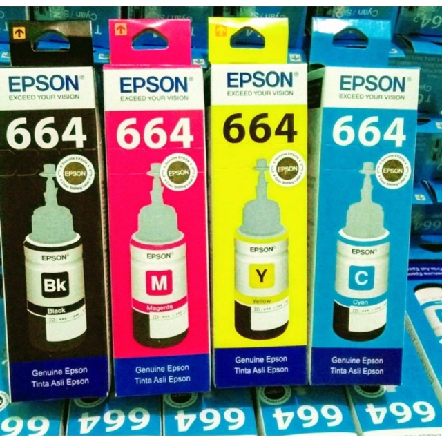 Tinta Epson 664 Set 4 Warna