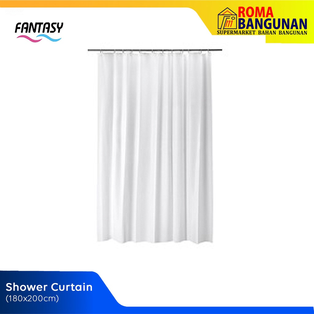 Fantasy Crystal Shower Curtain / Tirai Kamar Mandi / Gorden Kamar Mandi 180X200