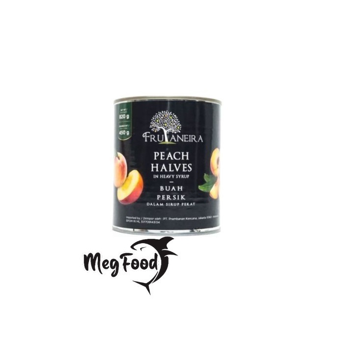 

PEACH HALVES KALENG/BUAH PEACH FRUTANEIRA 820 GRAM