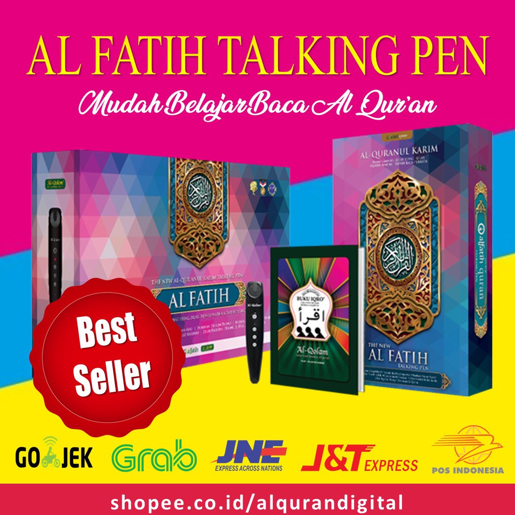 STOK TERBATAS Alquran Digital Lengkap Tajwid BONUS IQRO