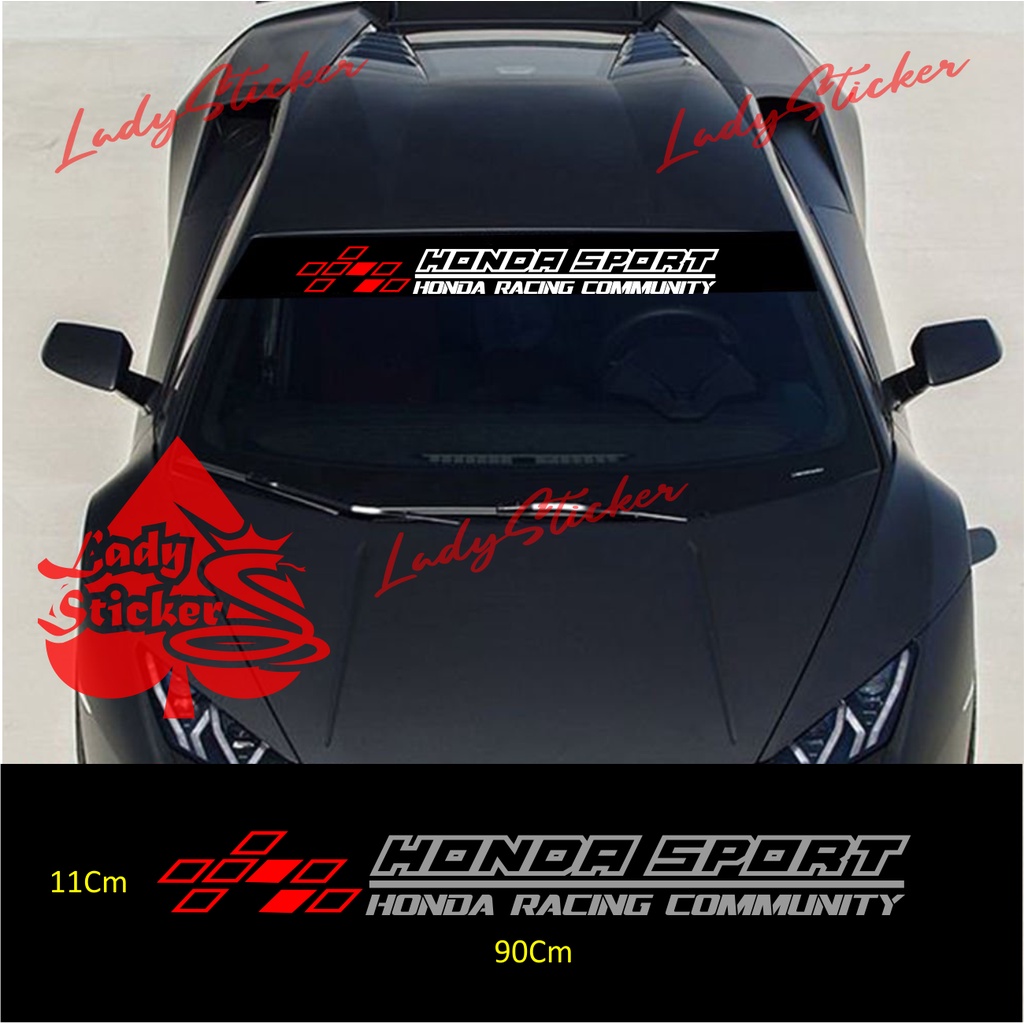 STICKER STIKER MOBIL HONDA MOBILIO STICKER KACA DEPAN BELAKANG MOBIL HONDA JAZZ BRIO dll