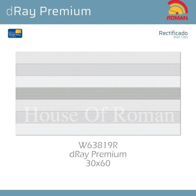 KERAMIK LANTAI ROMAN KERAMIK dRay Premium 30x60R W63819R (ROMAN House of Roman)