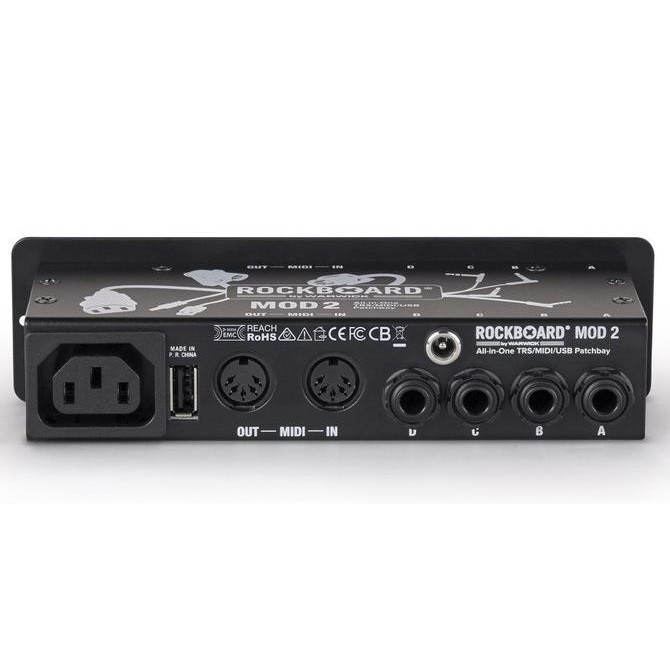 Rockboard Mod 2 V2 - All-In-One Trs, Midi & Usb Patchbay