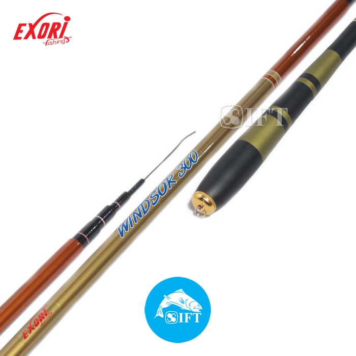 Joran EXORI WINDSOR 300 360 450 540 630 CM Telescopic Tegek IFT STORE - 300 CM