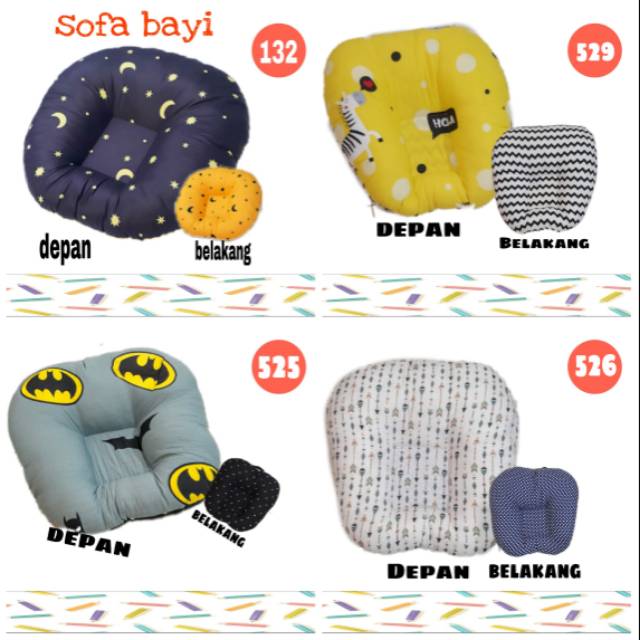 Bantal sofa bayi /dudukan bayi / Sofa bayi NEWBORN Lounger 2 variasi 6