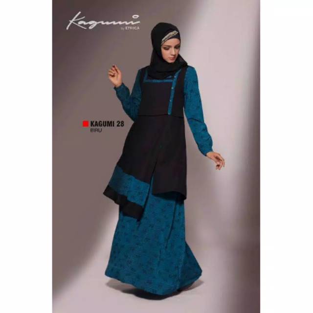 Gamis Katun Original ETHICA KAGUMI 28 Hitam
