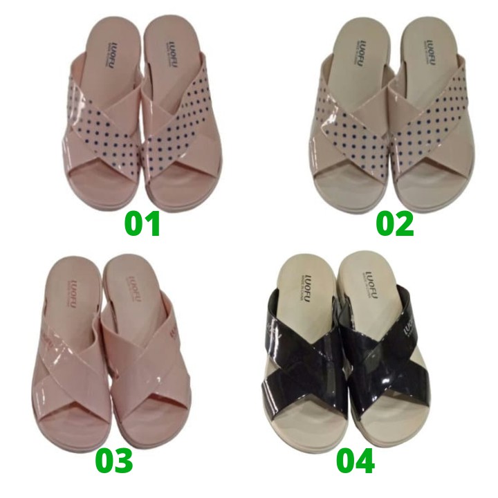 SANDAL SELOP JELLY/SANDAL WANITA