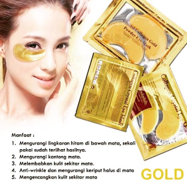 Gold Collagen Eye Mask || OWNER IKUTAN RUTIN PAKAI INI!!!❤❤