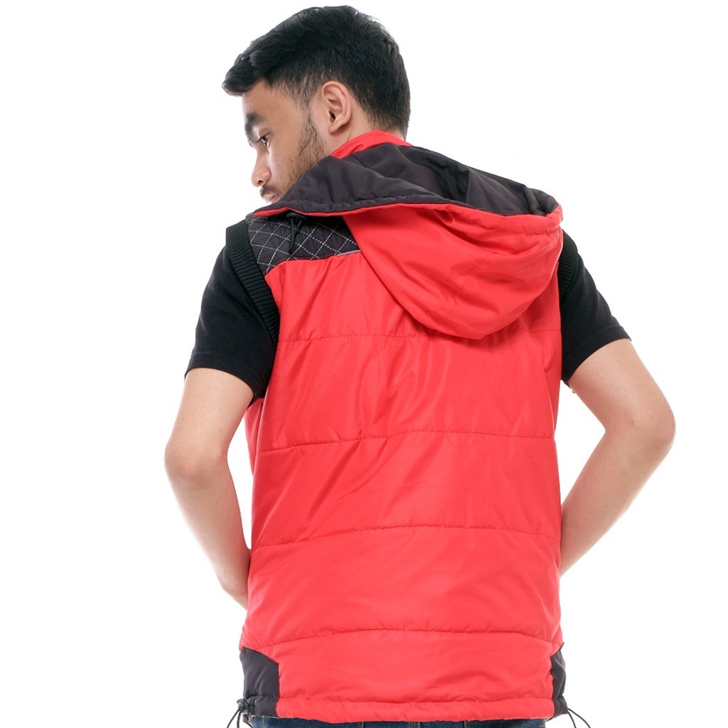 Jaket Rompi Pria Motor Windproof Keren Tebal