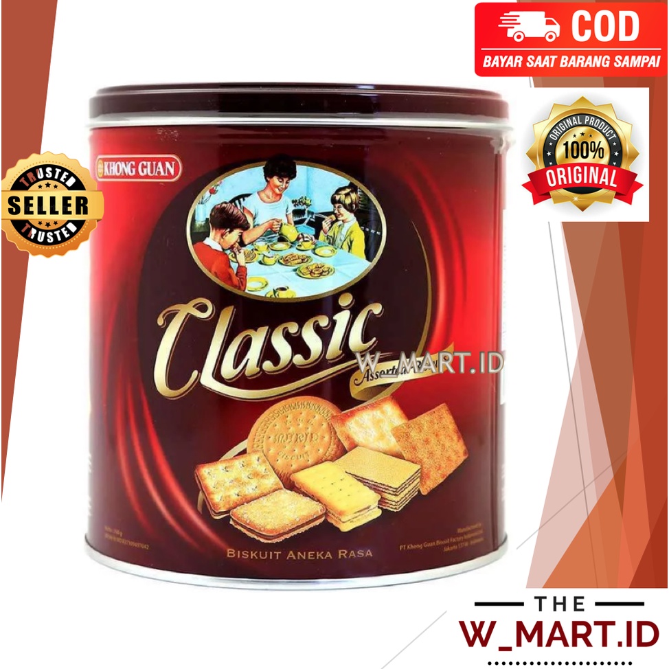 

KHONG GUAN CLASSIC KALENG BISKUIT LEBARAN 350 GR
