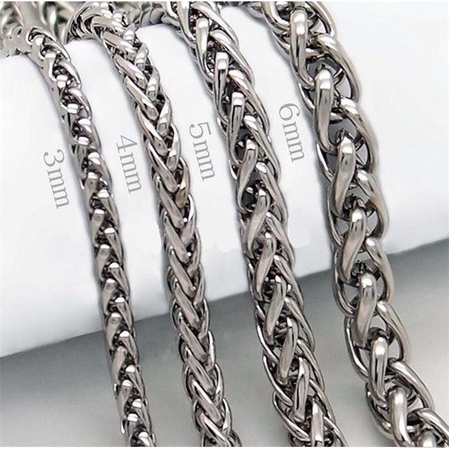 Domineering titanium steel necklace men's keel chain wild Korean style trendy male thick and long stainless steel personality student hanging chain