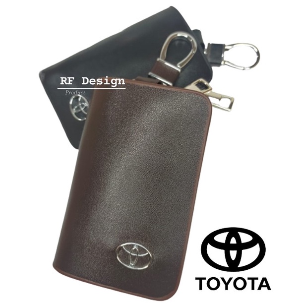 Dompet STNK Mobil Logo TOYOTA Bahan Kulit / Aksesories Mobil / Gantungan Kunci / AVANZA RUSH