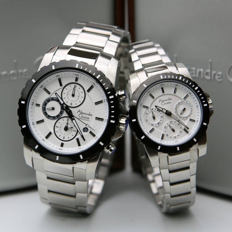 [ ORIGINAL ] ALEXANDRE CHRISTIE ORIGINAL AC 6141 JAM TANGAN ORIGINAL AC6141 JAM TANGAN COUPLE