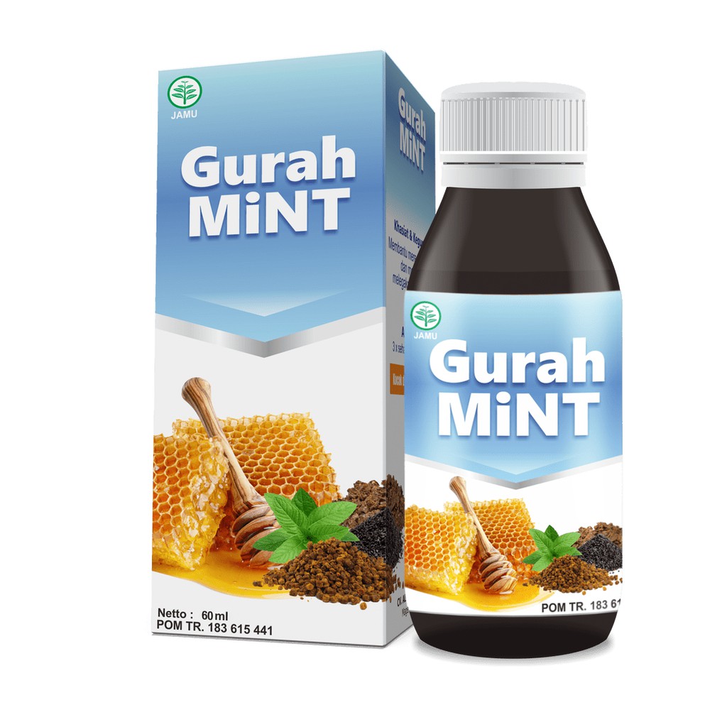 Gurah Mint Herbal Batuk Melegakan Tenggorokan 60 Ml Indonesia