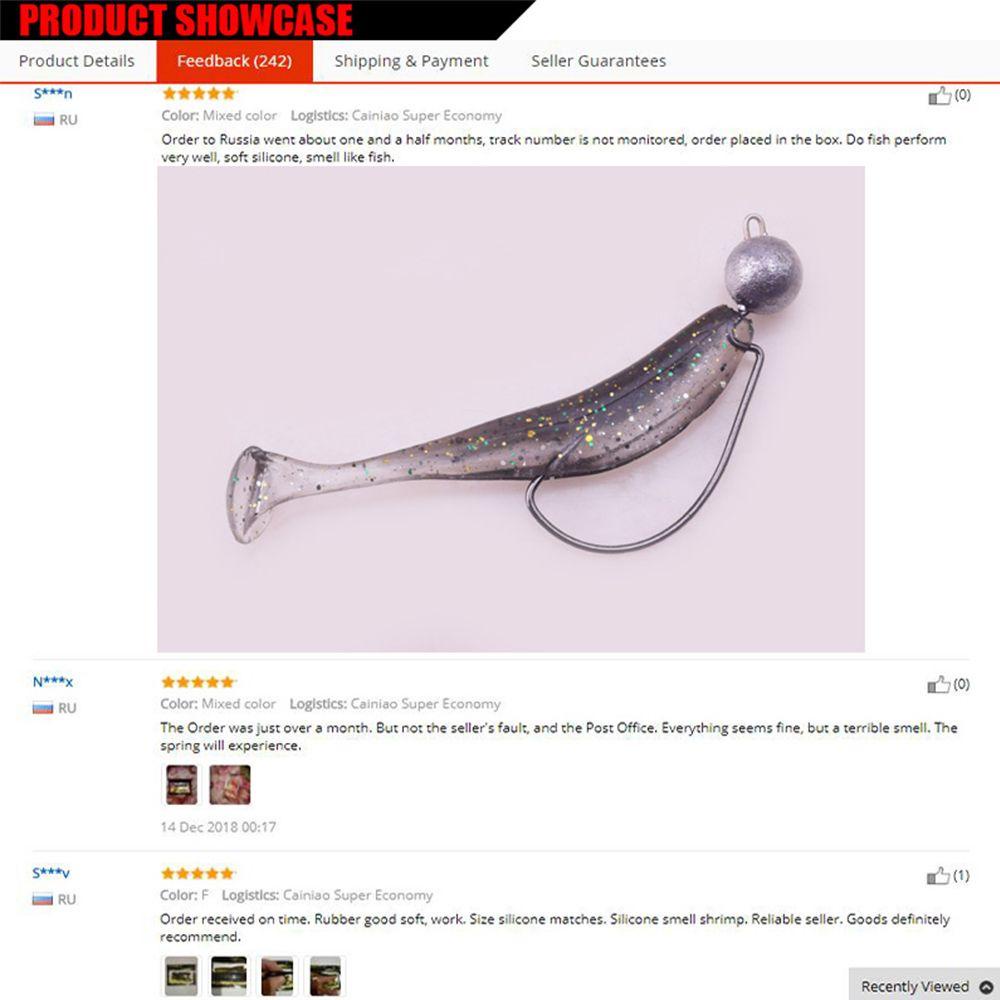 TOP 10pcs /lot Umpan Cacing Pancing Tahan Lama Buatan Warna Ganda Capuchin Maggot