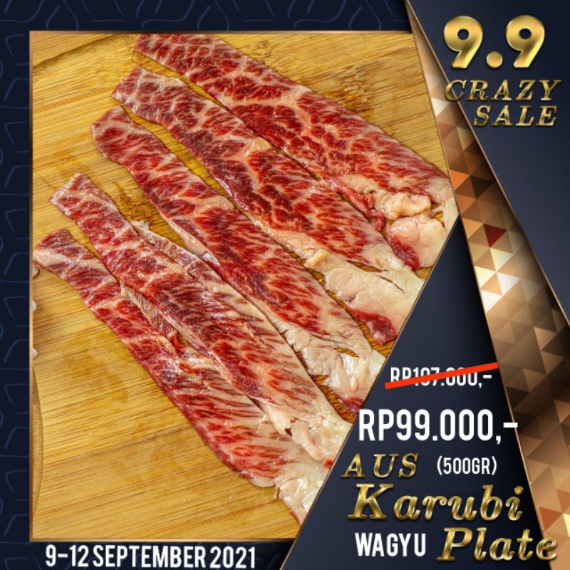 

AUS Karubi Plate 500gr / Daging Wagyu