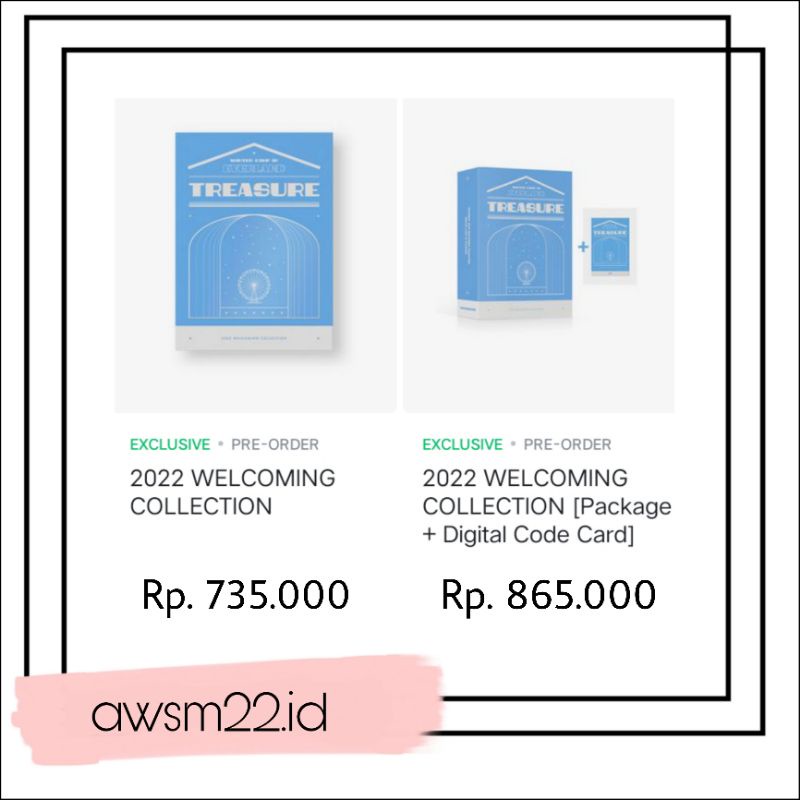 [PO] TREASURE 2022 Welcoming Collection TREASURE Season Greeting 2022 TREASURE Welcoming Collection 