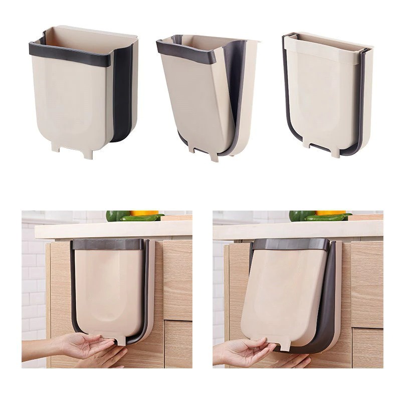 ALANING Tempat Sampah Lipat Dapur Foldable Trash Bin