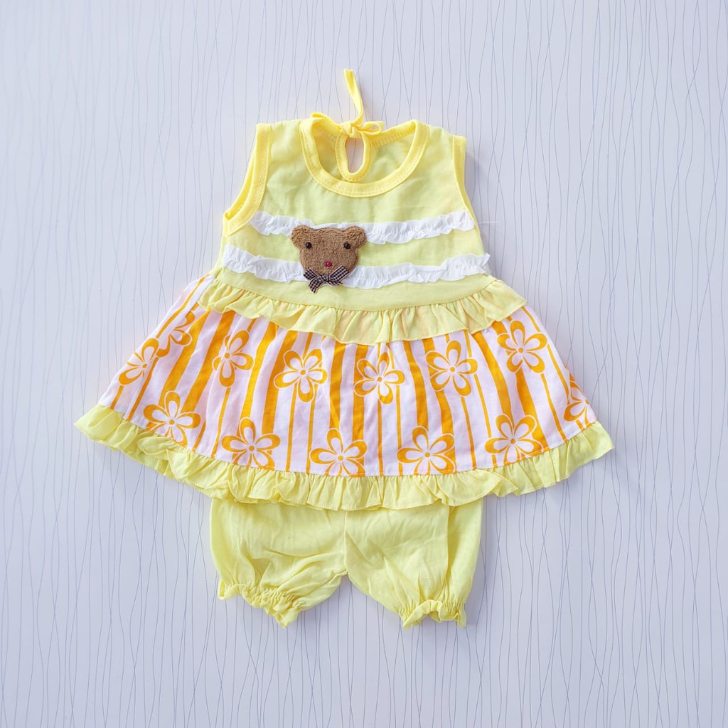 Dress Baby / Baju Bayi 0-12 Bulan / Setelan Baby / Baju Anak Baby Girl / Baby Alicia