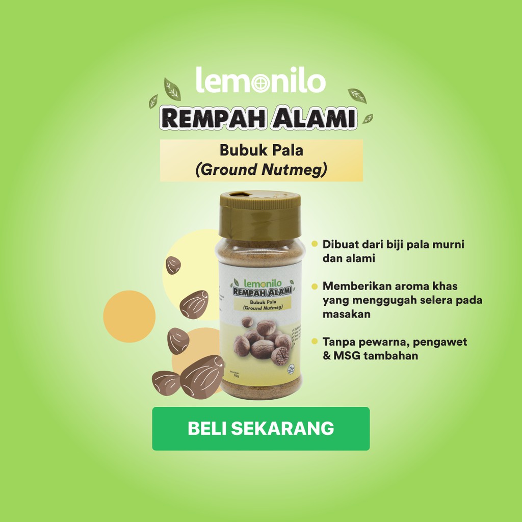 Lemonilo Pala Bubuk (Ground Nutmeg) 50 gr