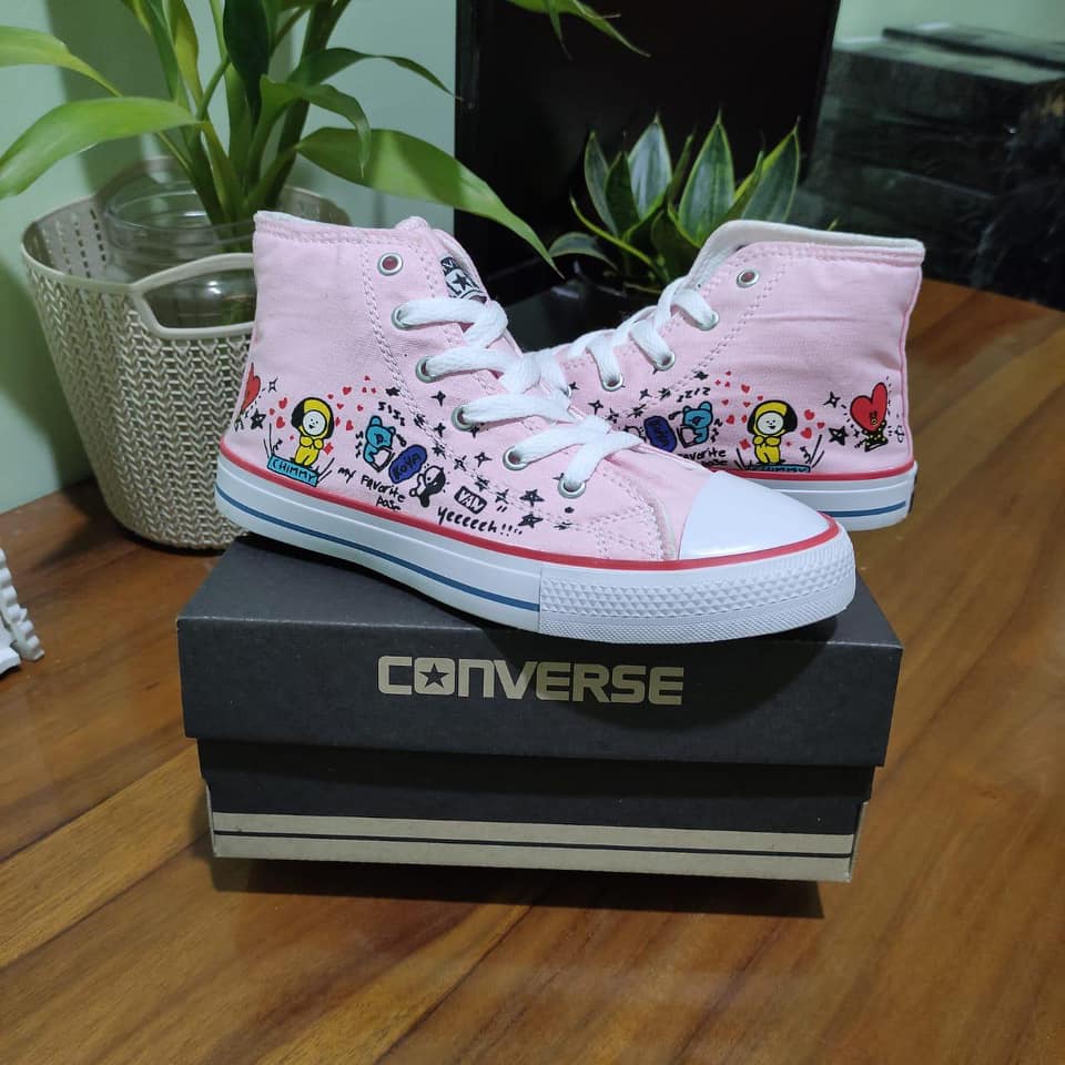 Supplier sepatu Boot Anak pempuan Motif Karakter BTS Gratis Kaos kaki