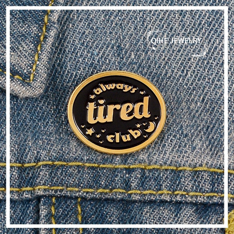 Bros Pin Enamel Desain Ban Club Warna Hitam Gaya Punk Vintage Untuk Hadiah Teman